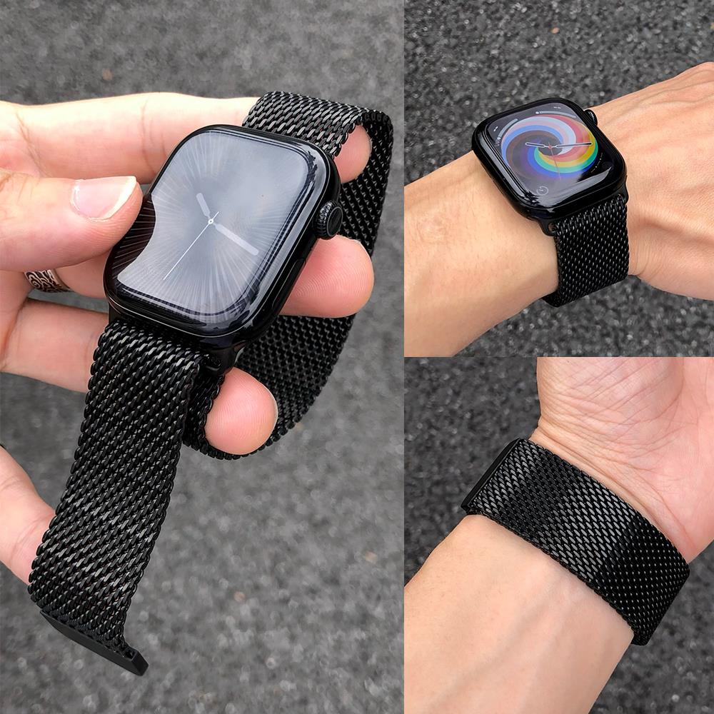 Mesh Coil Strip - Bold Milanese Strap for Apple Watch