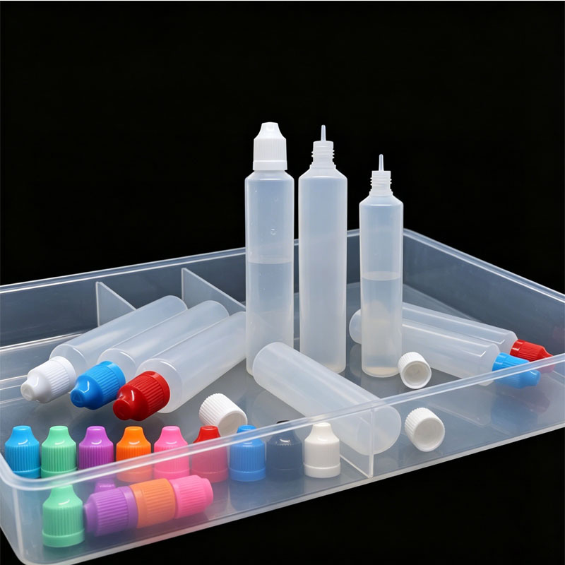 Juice Bottle Dropper - 100Pcs 30mL 60ml Squeezable LDPE Plastic