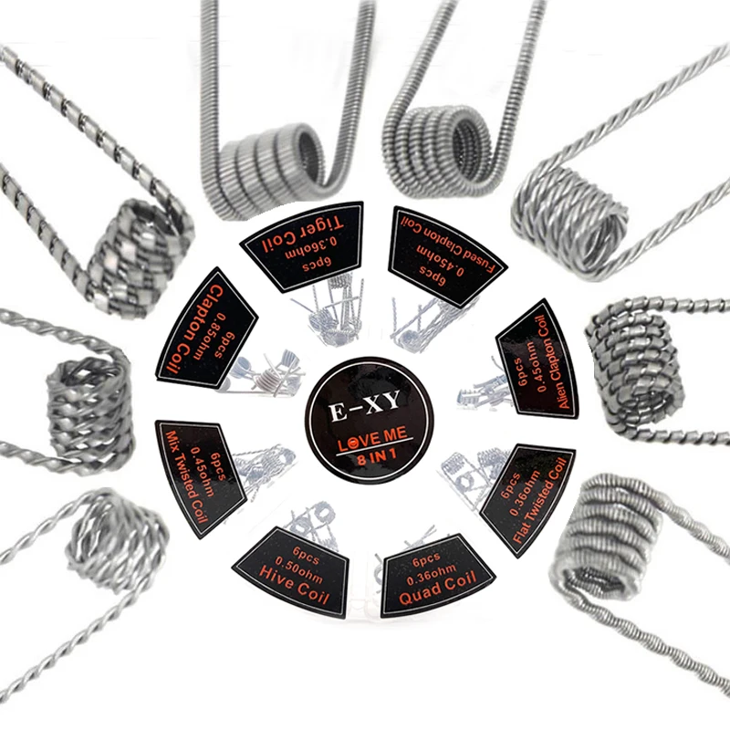 Vmiss 8 In 1 Prebuilt Coil Cla - Clapton Wire Pre Built ulasan dan harga