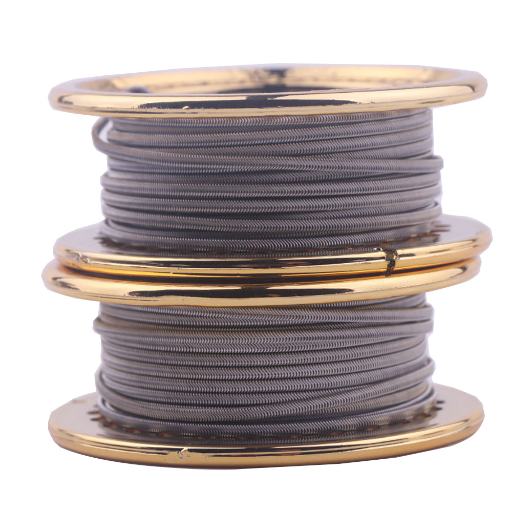 XFKM 5M/roll NI80/A1/SS316L Al - Clapton Wire Pre Built ulasan dan harga