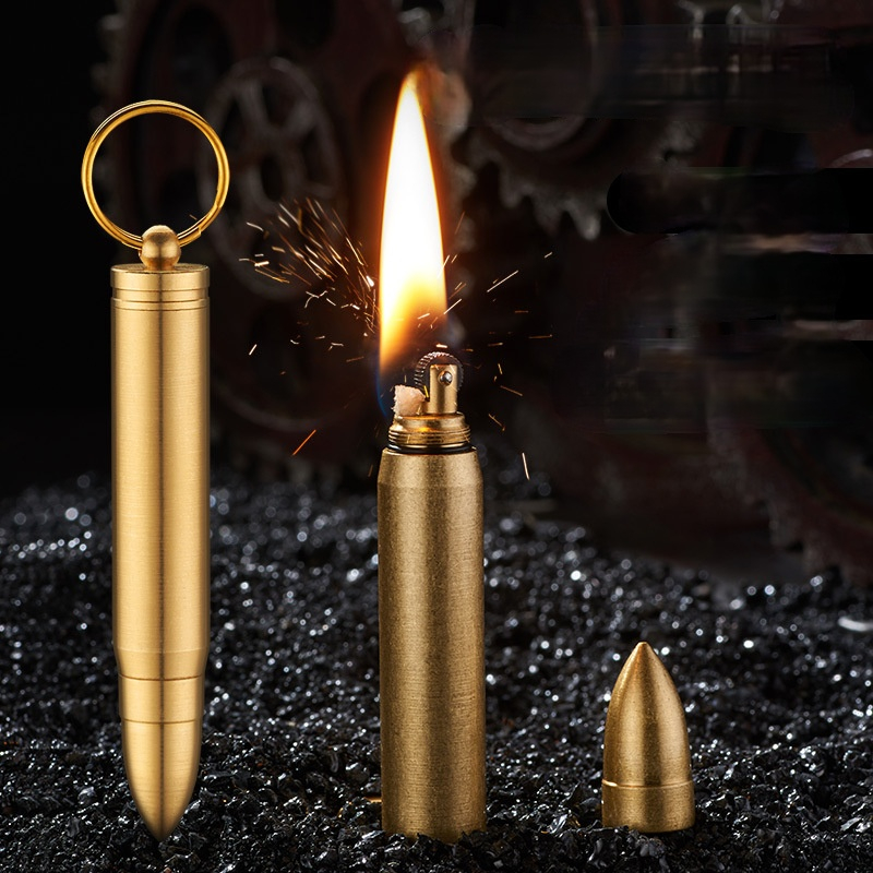 Bullet Shaped Copper Kerosen e - Weed Vaping Accessories ulasan dan harga