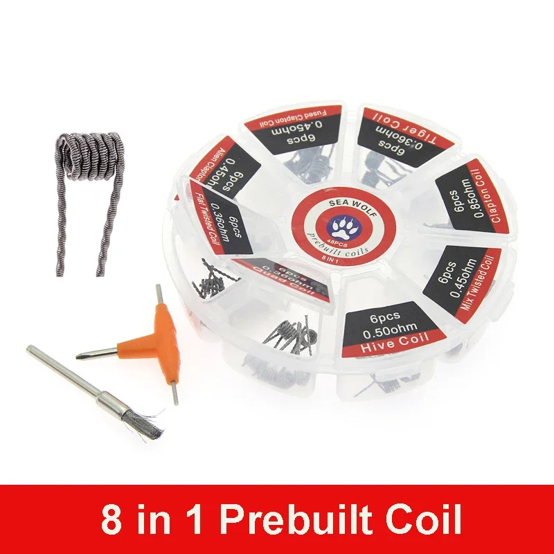 Prebuilt Coil 8 Types Alien Cl - Clapton Wire Pre Built ulasan dan harga
