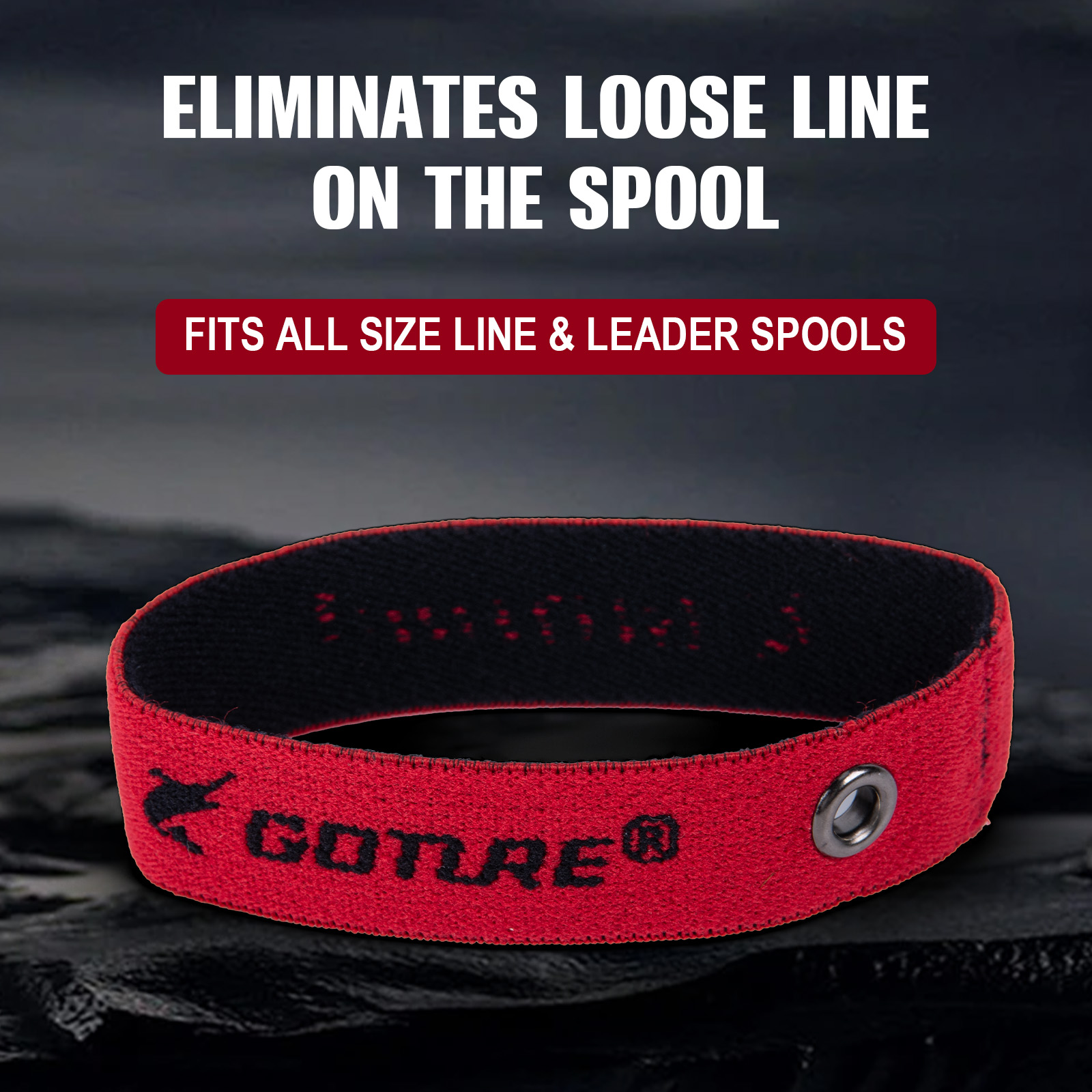 Goture Fishing Spool Line Band - Mesh Coil Strip ulasan dan harga