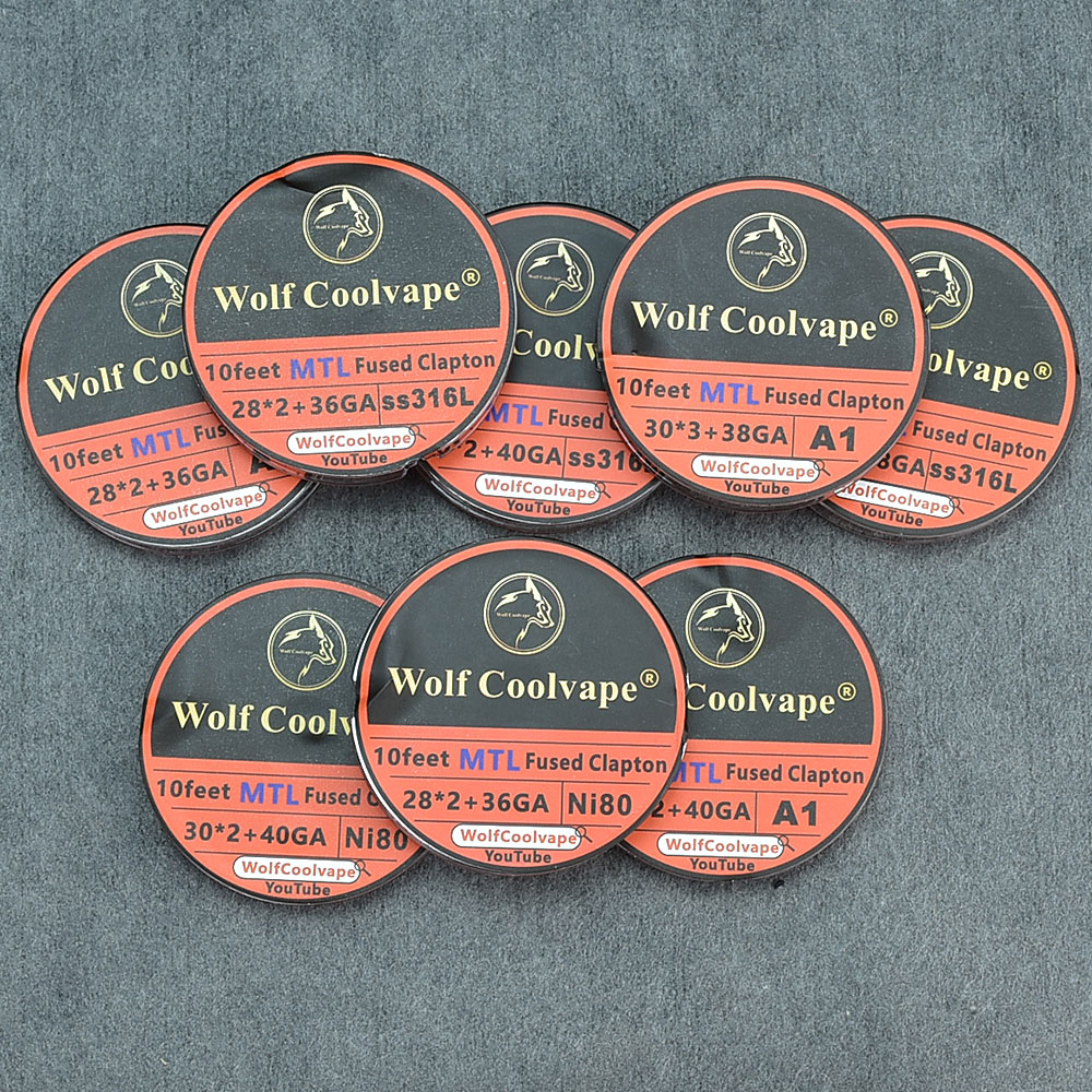 10Feet NI80/A1/SS316L MTL Fuse - Clapton Wire Pre Built ulasan dan harga