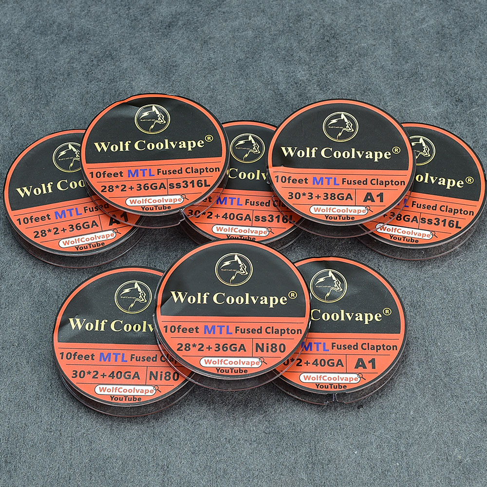 10Feet NI80/A1/SS316L MTL Fuse - Clapton Wire Pre Built ulasan dan harga