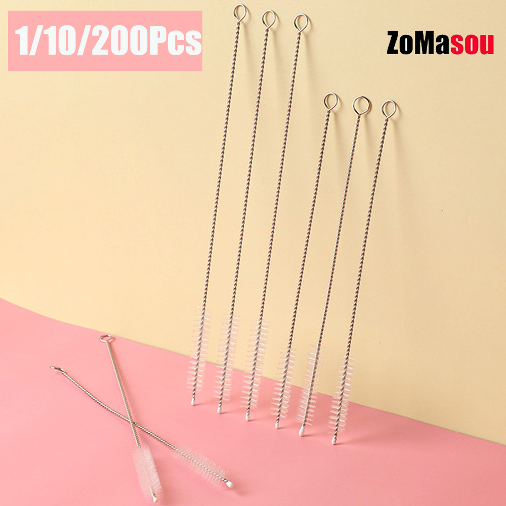 1-200Pcs Stainless Steel Straw - Weed Vaping Accessories ulasan dan harga