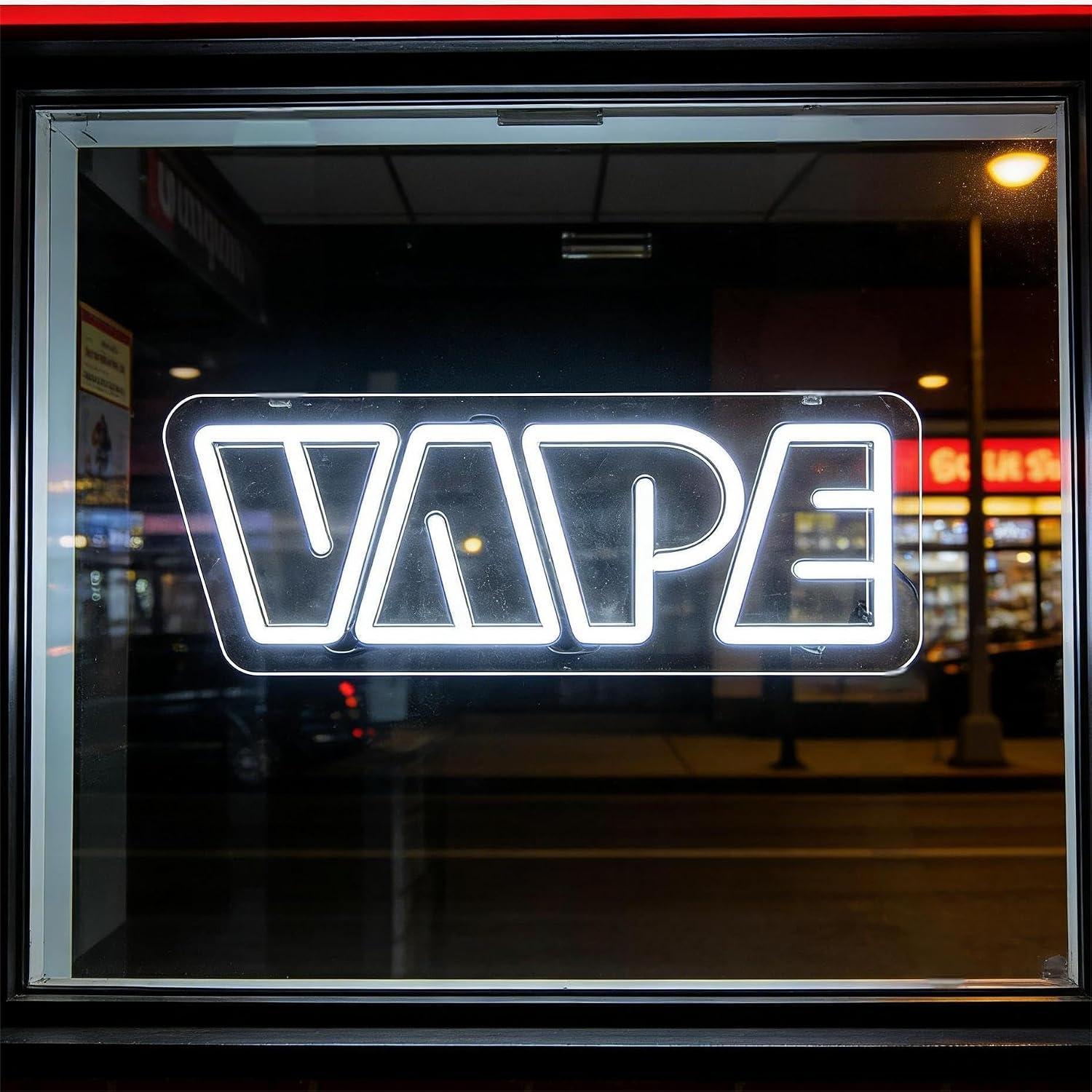 VAPE Neon Sign USB Dimmable LE - Vaping Store ulasan dan harga