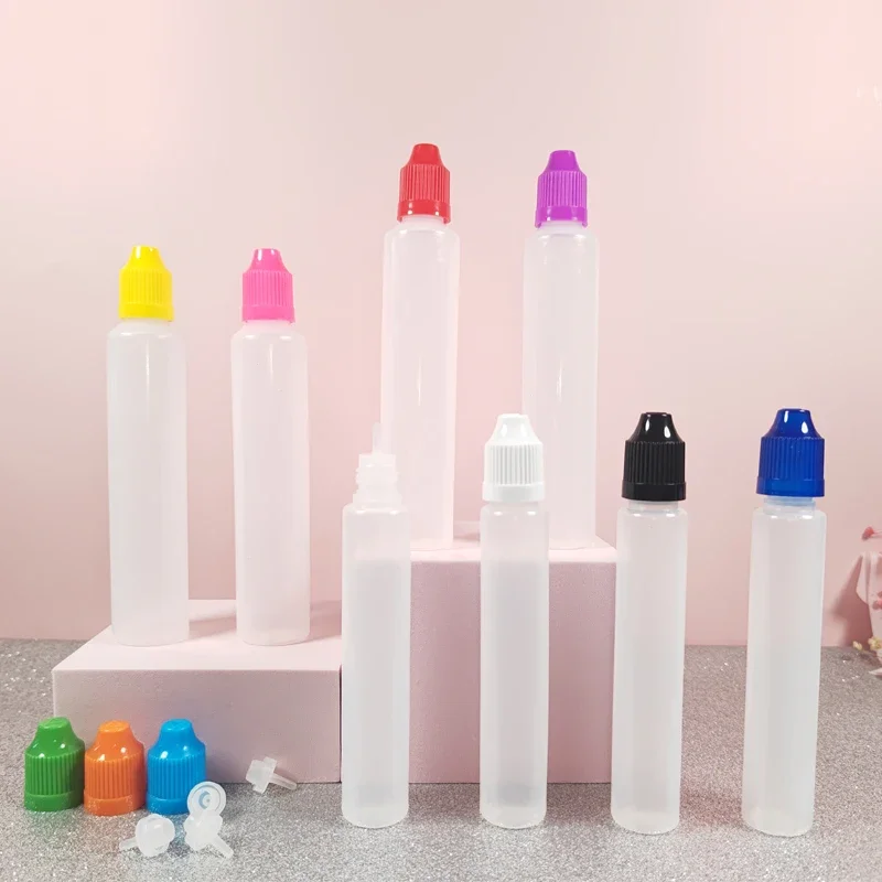 100Pcs 30mL 60ml Squeezable LD - Juice Bottle Dropper ulasan dan harga