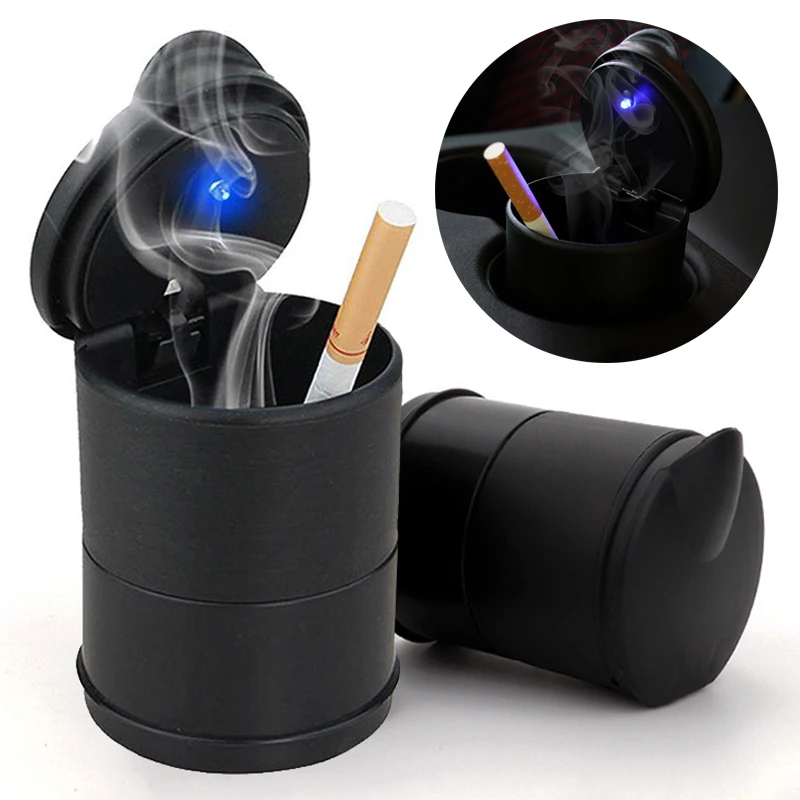 Portable Car LED Ashtray Unive - Vape Decoration ulasan dan harga