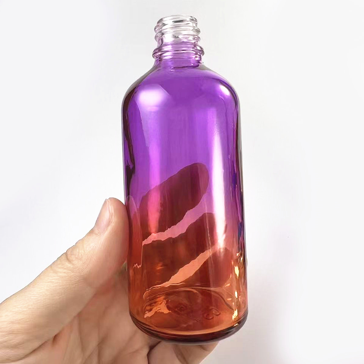 1X 3x 100ml Gradient Color Gla - Juice Bottle Dropper ulasan dan harga