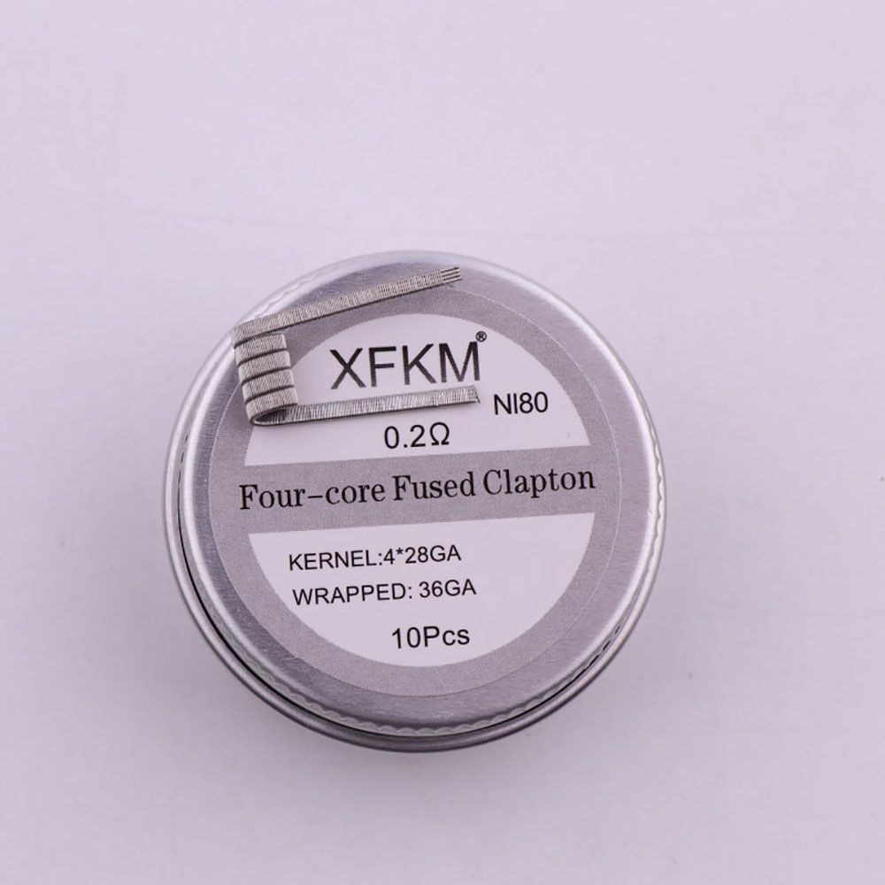 10pcs/box 3mm Spiral ID PreBui - Clapton Wire Pre Built ulasan dan harga