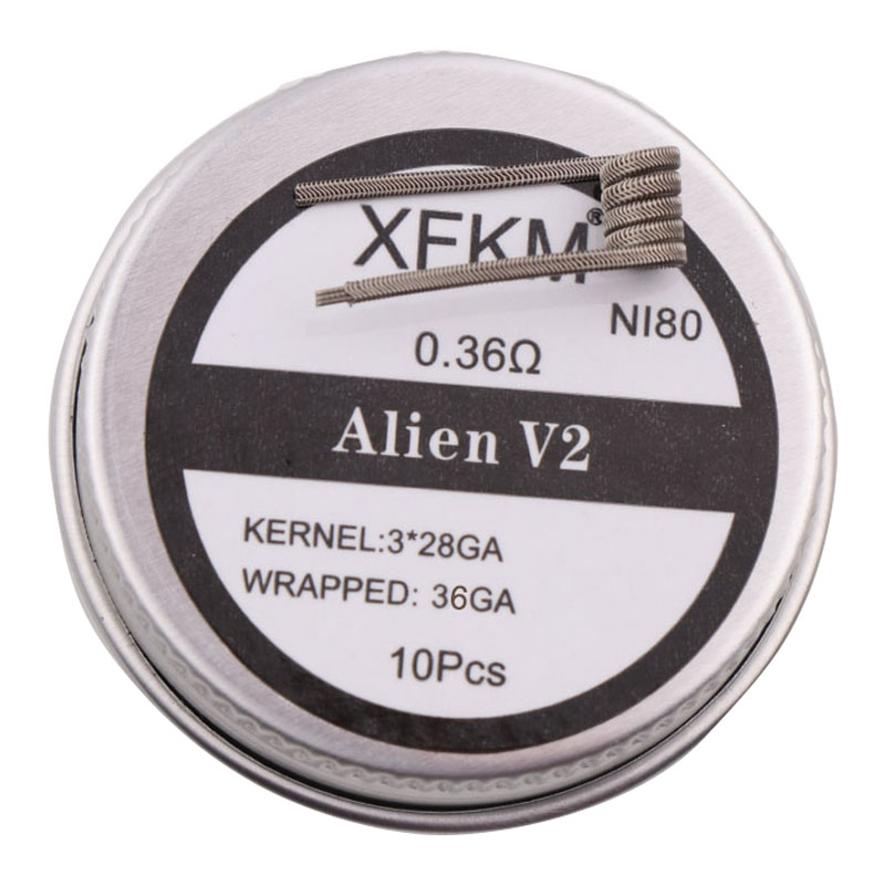 NEW XFKM NI80/A1/SS316L 10pcs/ - Clapton Wire Pre Built ulasan dan harga