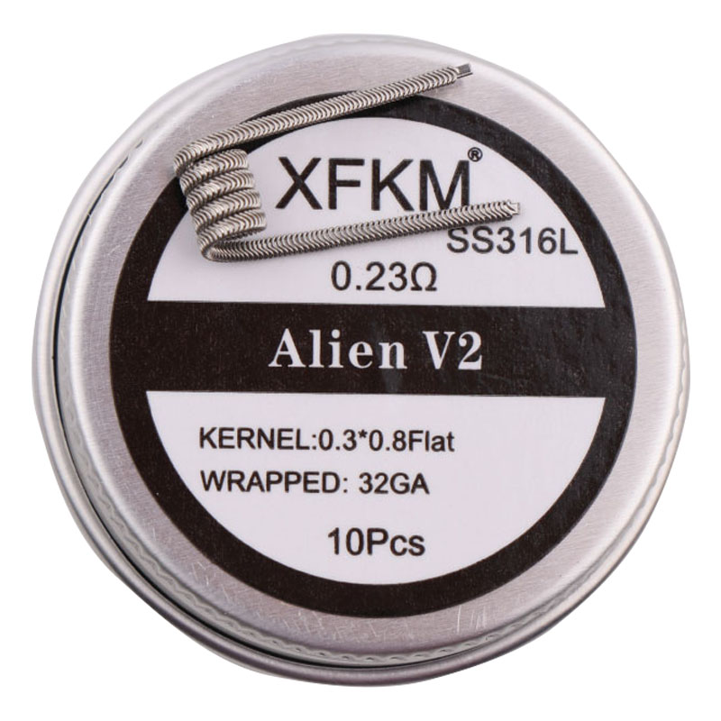 NEW XFKM NI80/A1/SS316L 10pcs/ - Clapton Wire Pre Built ulasan dan harga