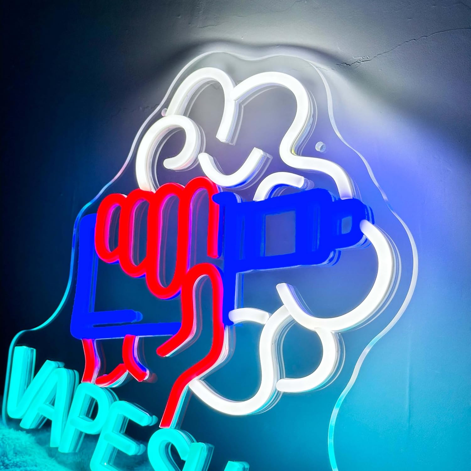 Vape Shop Neon Signs LED Neon  - Vaping Store ulasan dan harga